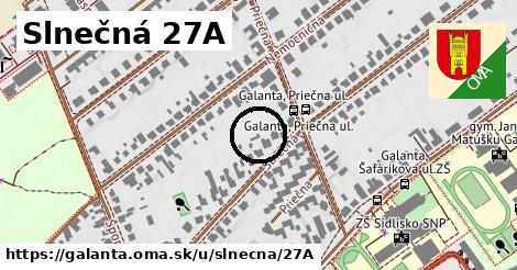 Slnečná 27A, Galanta