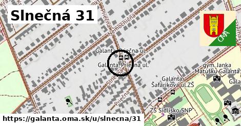 Slnečná 31, Galanta