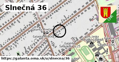 Slnečná 36, Galanta