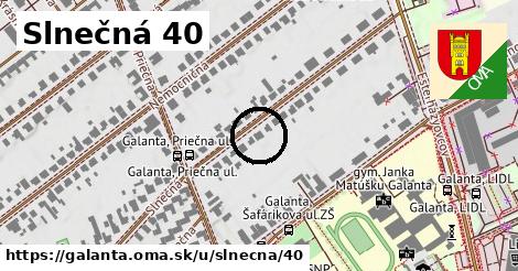 Slnečná 40, Galanta