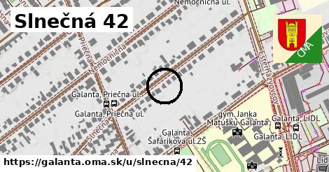 Slnečná 42, Galanta