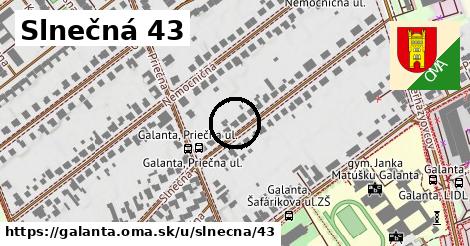 Slnečná 43, Galanta