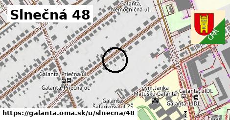 Slnečná 48, Galanta