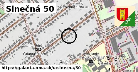 Slnečná 50, Galanta