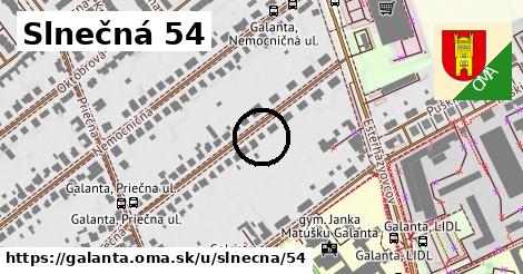 Slnečná 54, Galanta