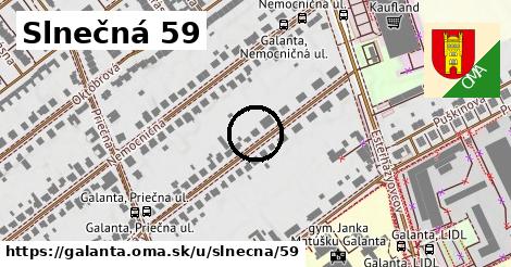 Slnečná 59, Galanta