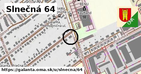 Slnečná 64, Galanta