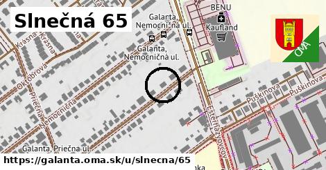 Slnečná 65, Galanta