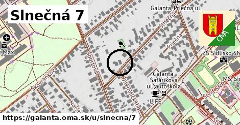 Slnečná 7, Galanta