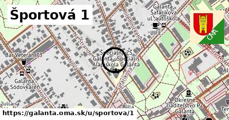 Športová 1, Galanta