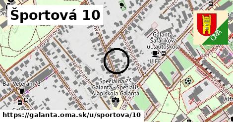 Športová 10, Galanta