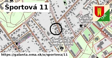 Športová 11, Galanta