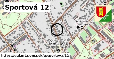 Športová 12, Galanta