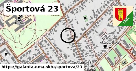 Športová 23, Galanta