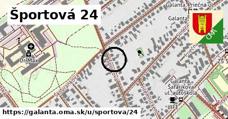 Športová 24, Galanta