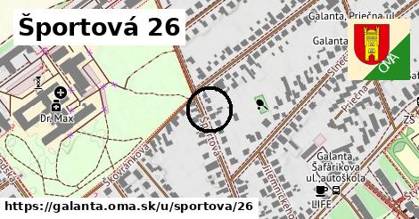 Športová 26, Galanta