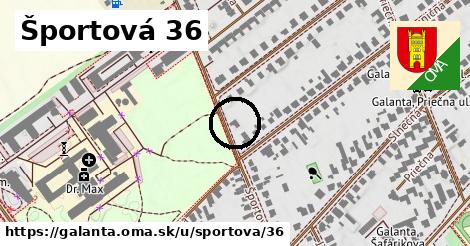 Športová 36, Galanta