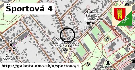 Športová 4, Galanta