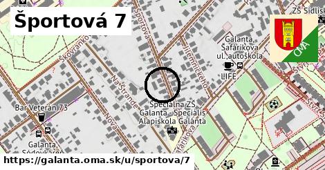 Športová 7, Galanta