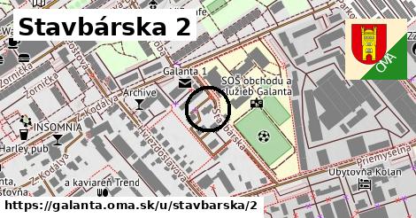 Stavbárska 2, Galanta