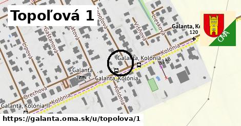 Topoľová 1, Galanta