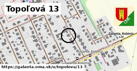 Topoľová 13, Galanta