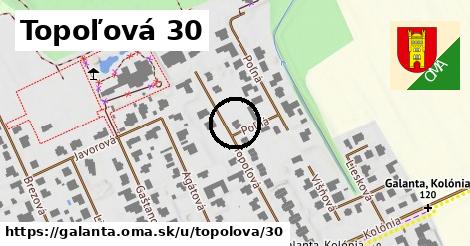 Topoľová 30, Galanta