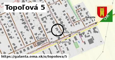 Topoľová 5, Galanta