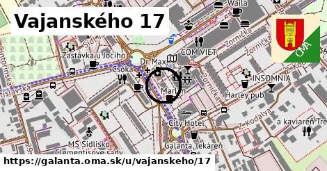 Vajanského 17, Galanta