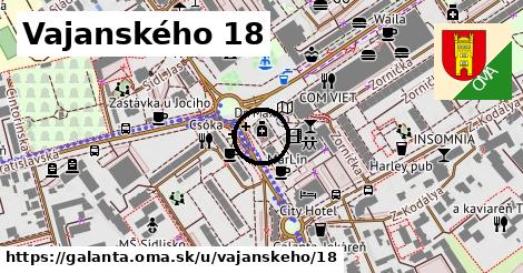 Vajanského 18, Galanta