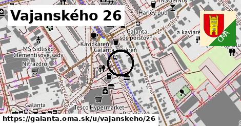 Vajanského 26, Galanta