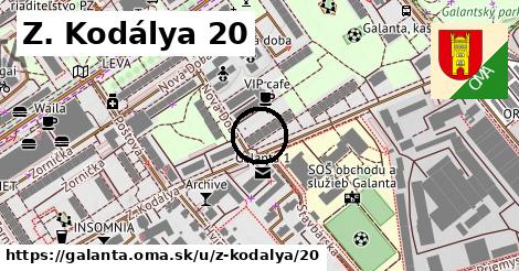 Z. Kodálya 20, Galanta