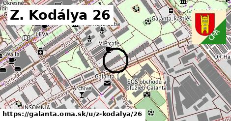 Z. Kodálya 26, Galanta