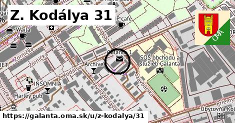 Z. Kodálya 31, Galanta