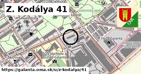 Z. Kodálya 41, Galanta