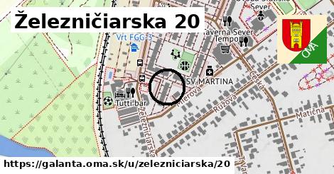 Železničiarska 20, Galanta