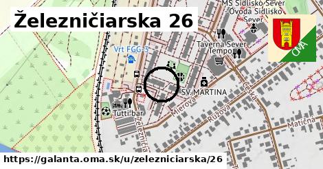 Železničiarska 26, Galanta