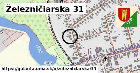 Železničiarska 31, Galanta