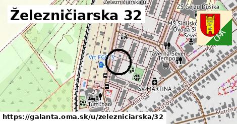 Železničiarska 32, Galanta