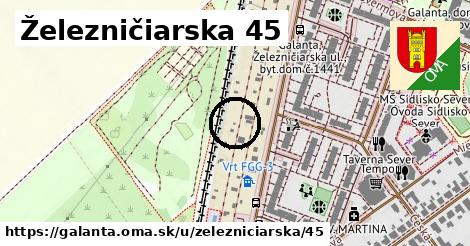 Železničiarska 45, Galanta