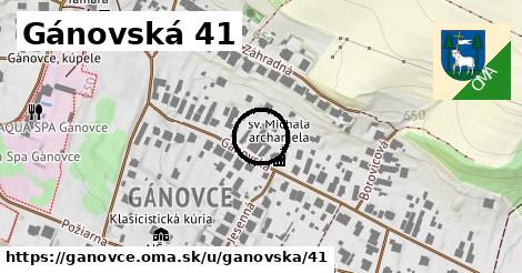 Gánovská 41, Gánovce