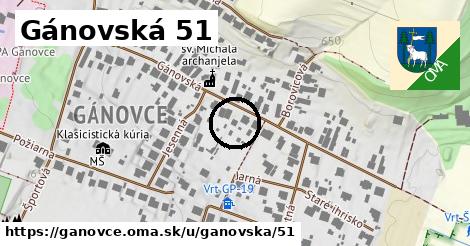 Gánovská 51, Gánovce