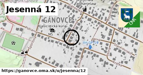 Jesenná 12, Gánovce