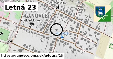 Letná 23, Gánovce