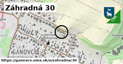 Záhradná 30, Gánovce