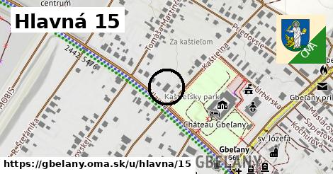 Hlavná 15, Gbeľany