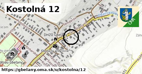 Kostolná 12, Gbeľany