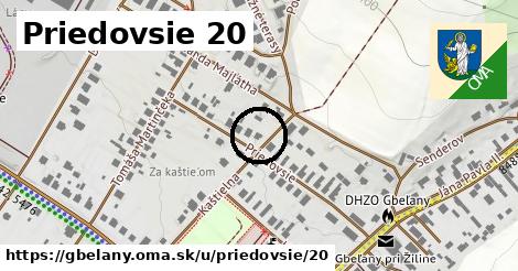 Priedovsie 20, Gbeľany