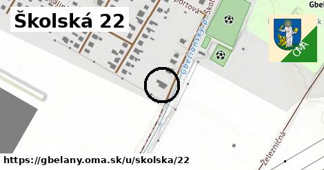 Školská 22, Gbeľany