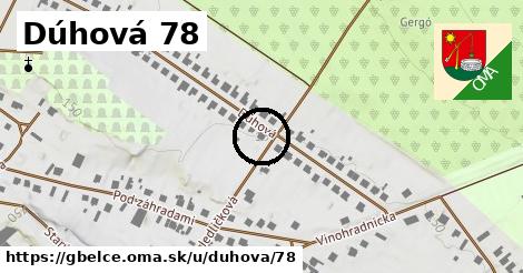 Dúhová 78, Gbelce